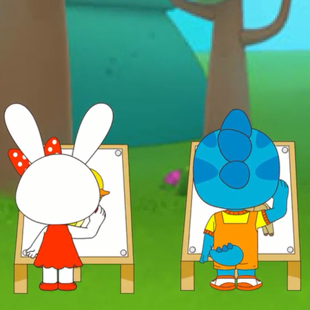 学画画
