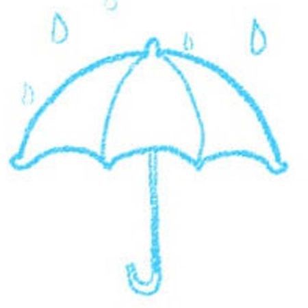 简笔画--雨伞