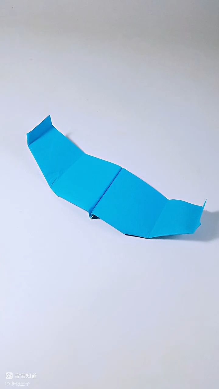 手工折纸超级翼滑翔纸飞机教程