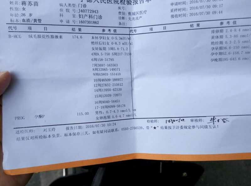 27号去检查,发现自己怀孕了,hcg29.29