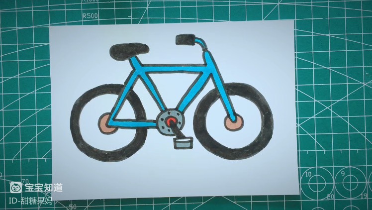 [最佳答人]儿童画自行车简单画法