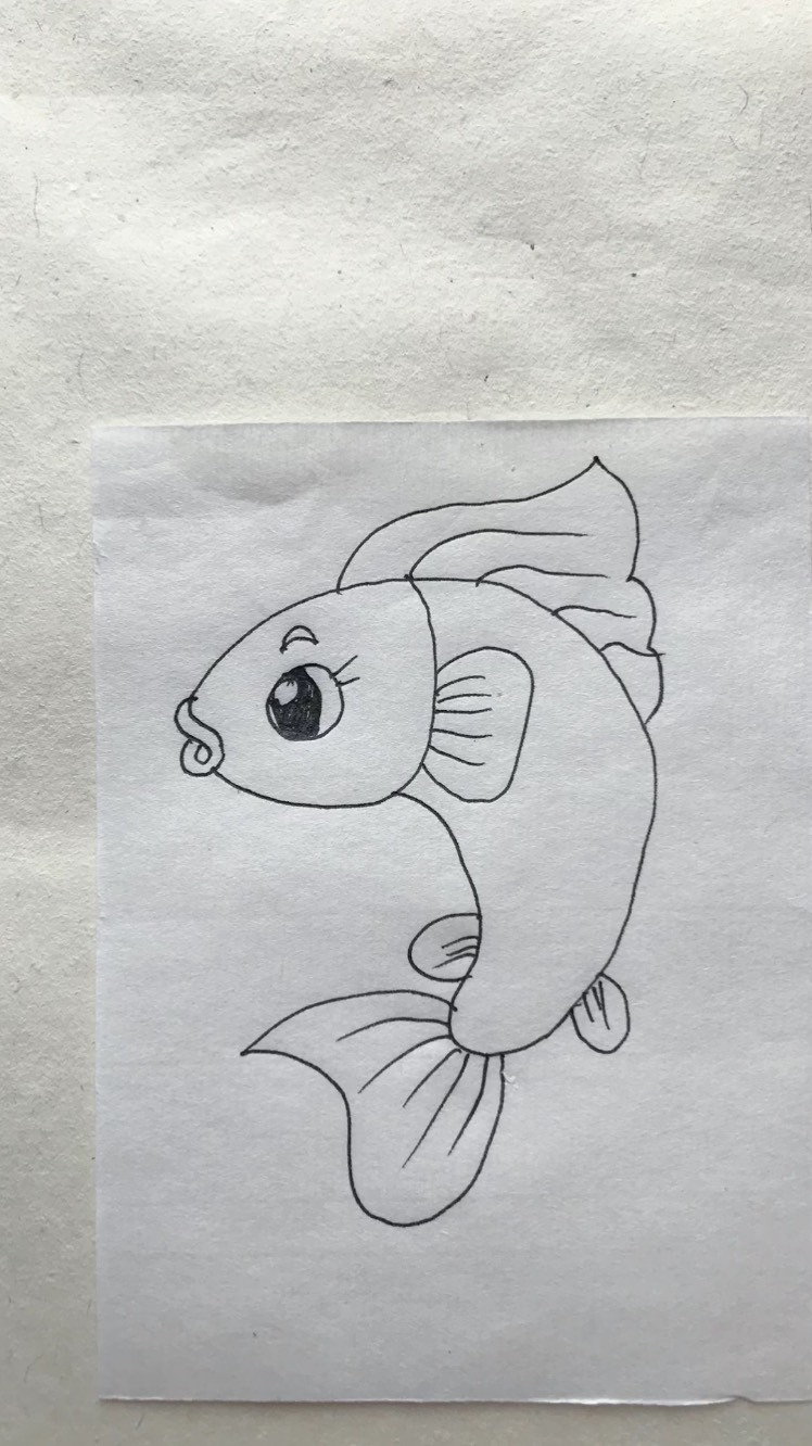 [绘画比拼]一条瘦瘦的鱼