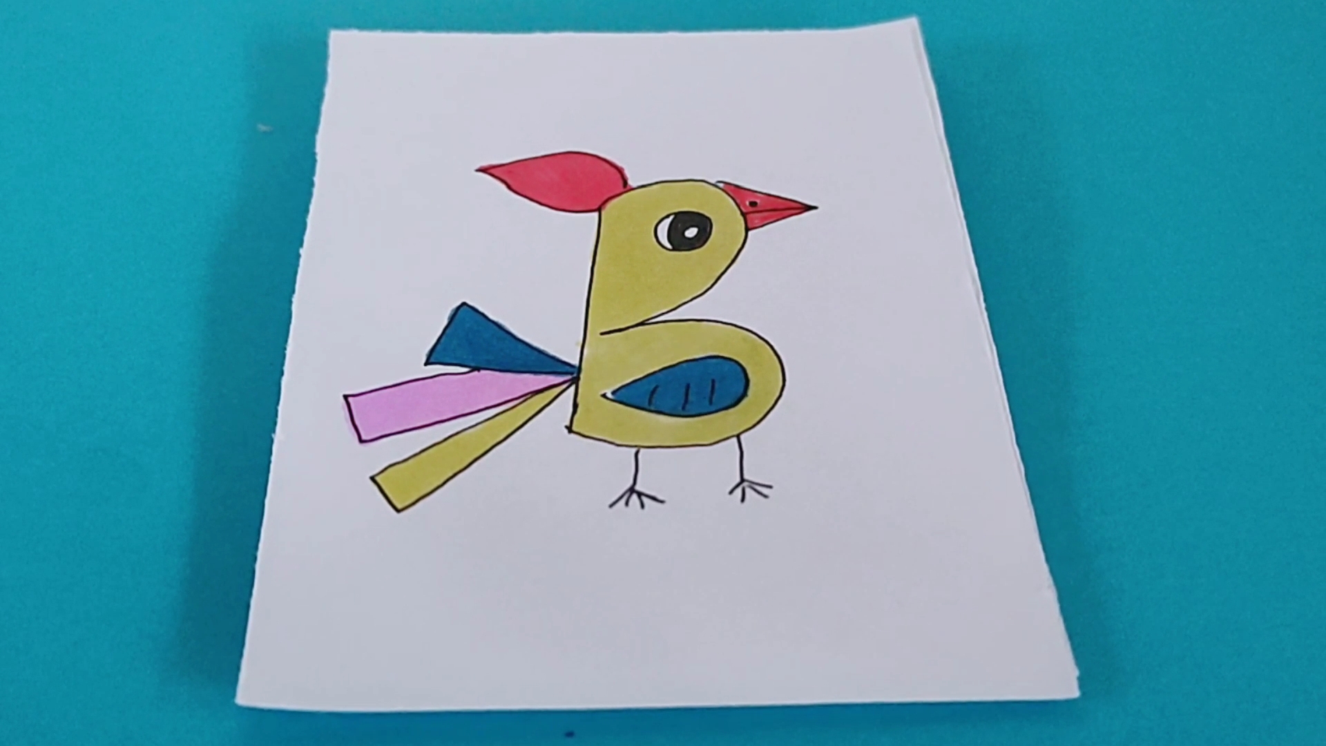 字母b画出来的小鸟,好有趣呦!