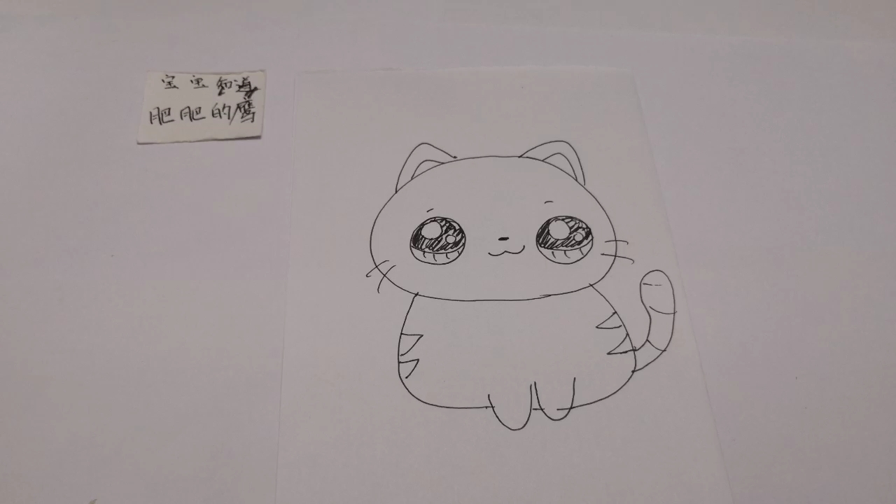 [画画秀]画一只简单的猫咪