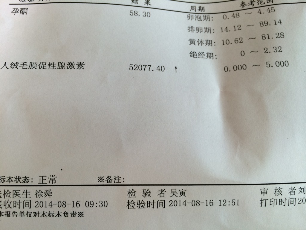 怀孕51天还没看到胎心,今天的验血报告人绒毛膜促性腺激素怎么高这么