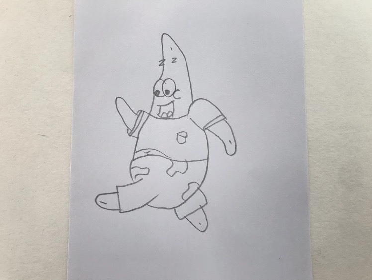 [绘画比拼]画一个派大星吧