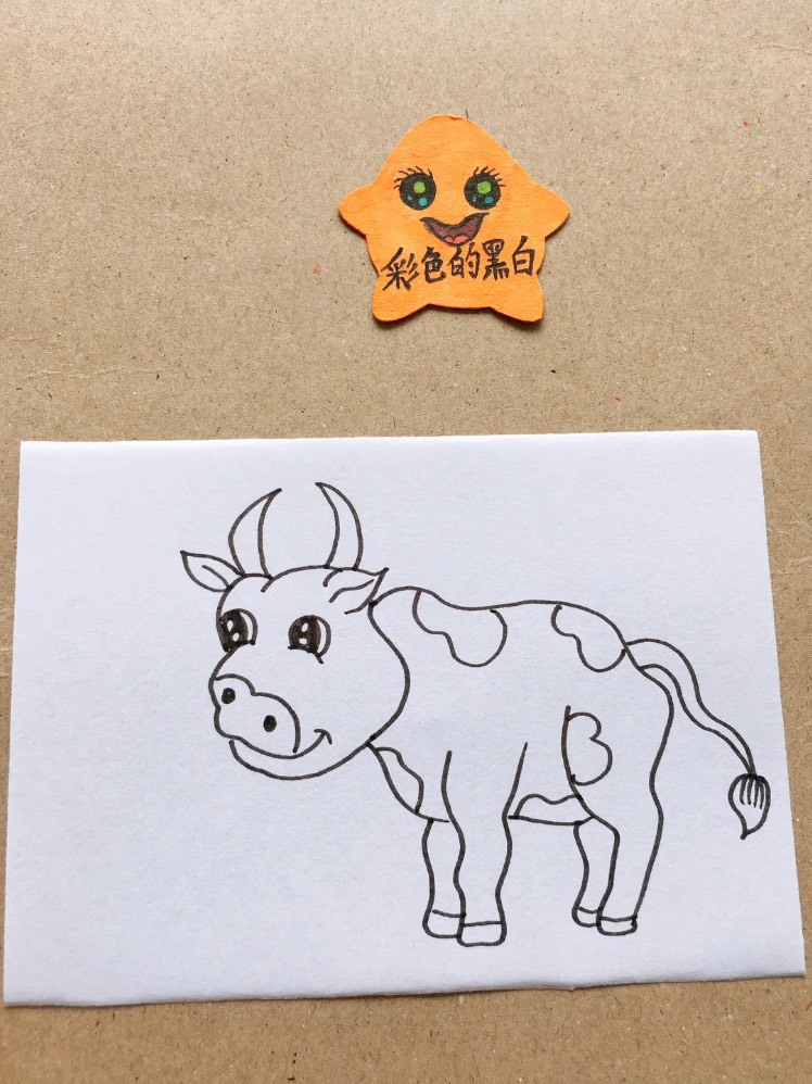 简笔画画一头勤劳朴实的小牛