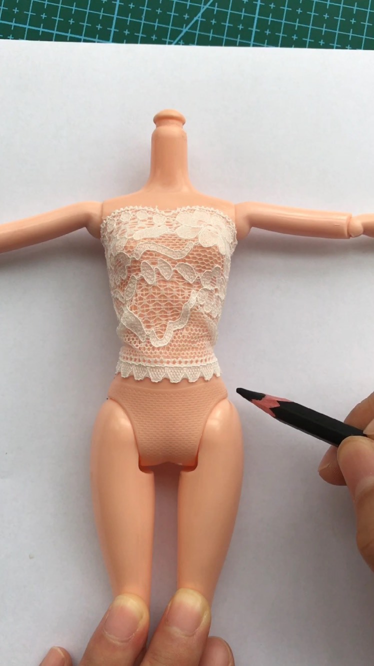 芭比娃娃胸罩简单做法图片