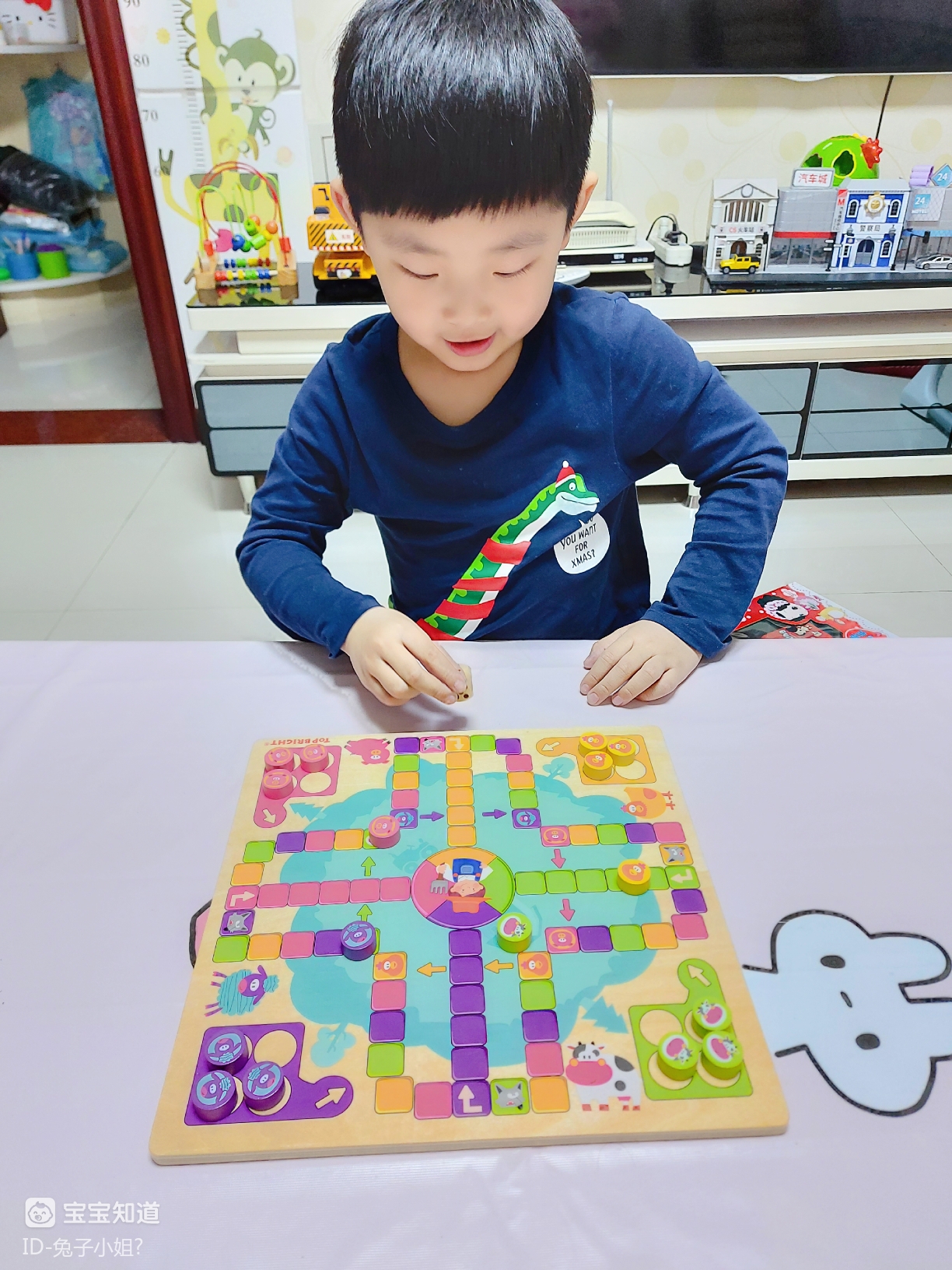 玩飞行棋竞技游戏让孩子正确对待输赢