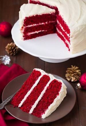 红丝绒蛋糕 red velvet cake