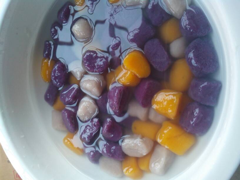 热 精 纯手工五颜六色芋圆薯圆