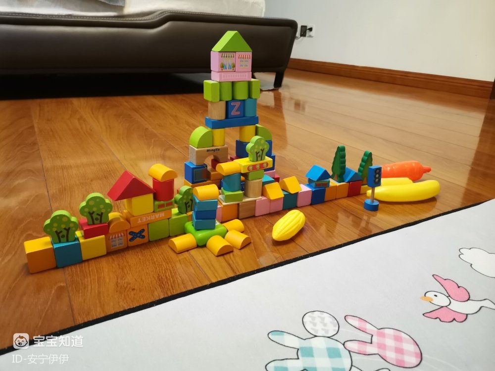 [今日打卡]晚上陪宝宝堆积木