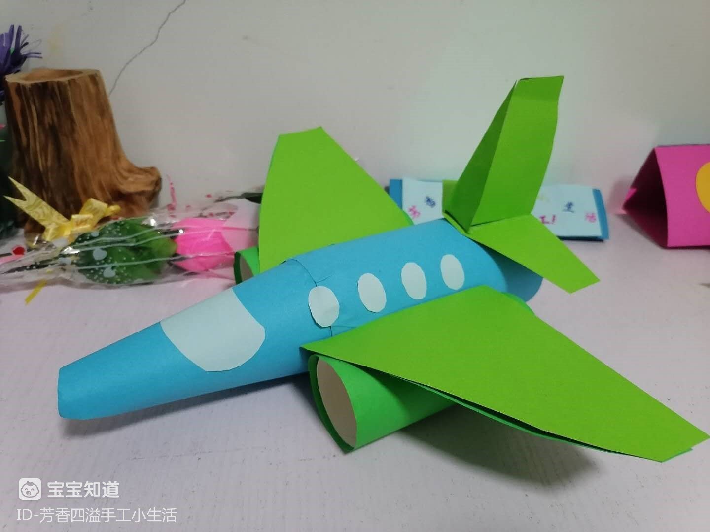 怎样做简单的飞机模型,用废旧纸盒做,儿童纸箱手工制作火_大山谷图库
