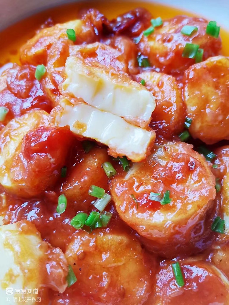 宝宝最爱茄汁玉子豆腐