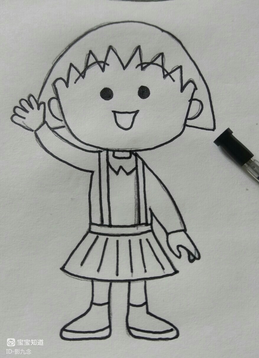 绘画比拼可爱的樱桃小丸子来啦