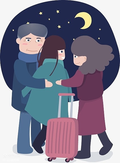 远嫁回家回家给爸妈洗一次衣服