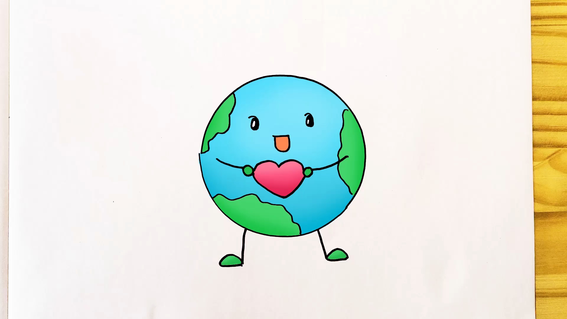 地球怎么画简单又漂亮