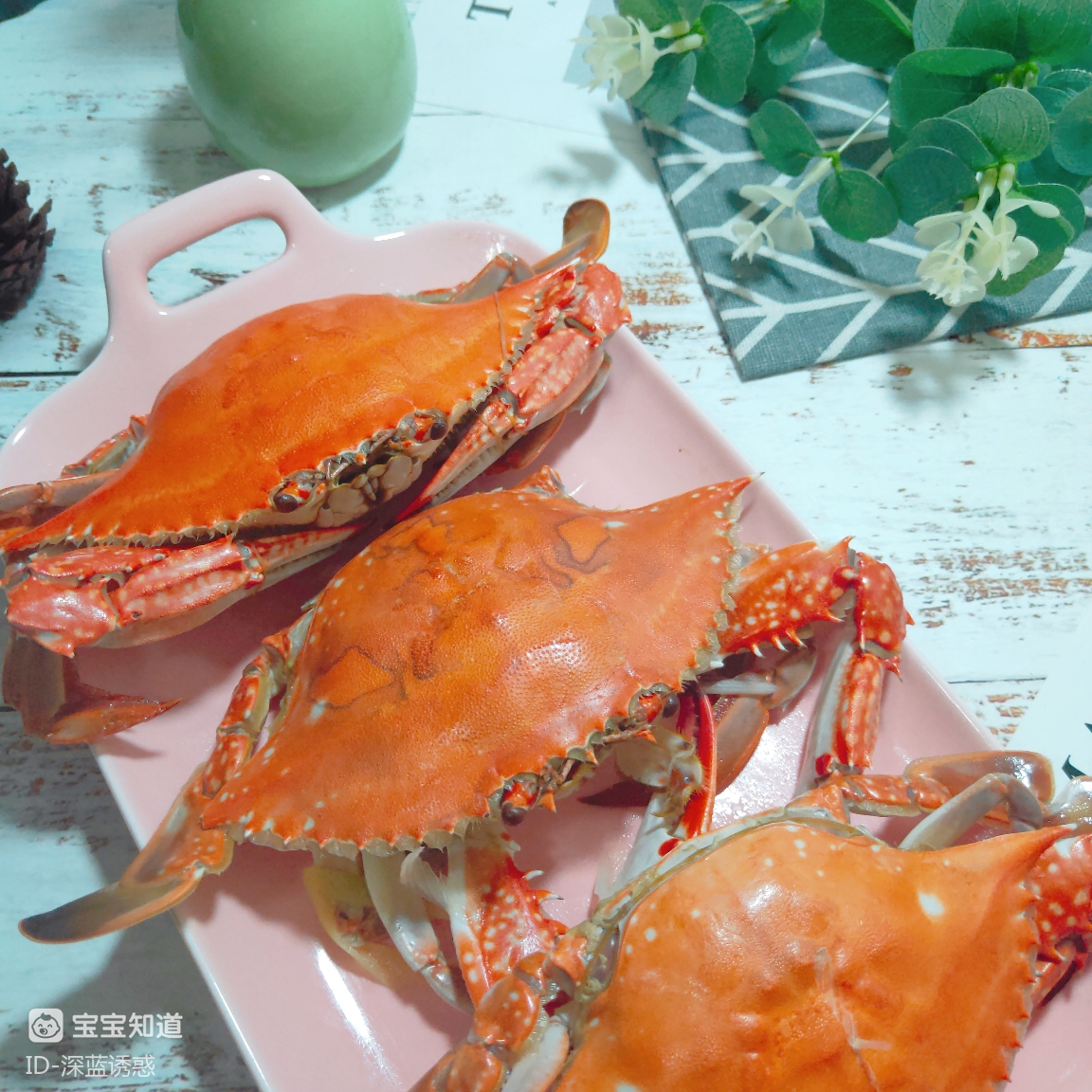 快手菜清蒸梭子蟹简单又美味