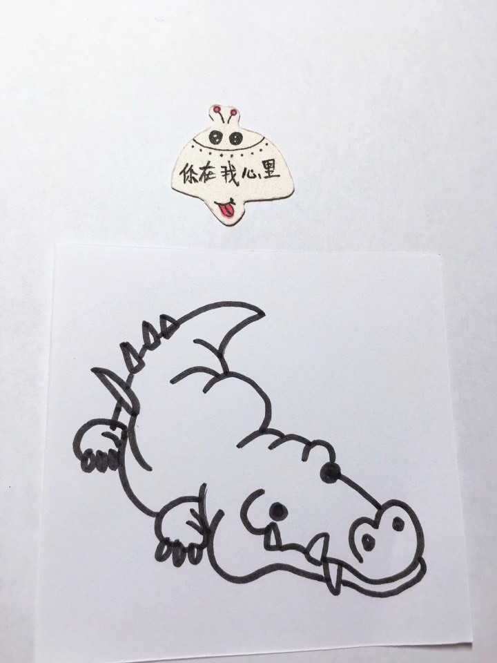 简笔画 一起来画一只牙齿锋利的鳄鱼