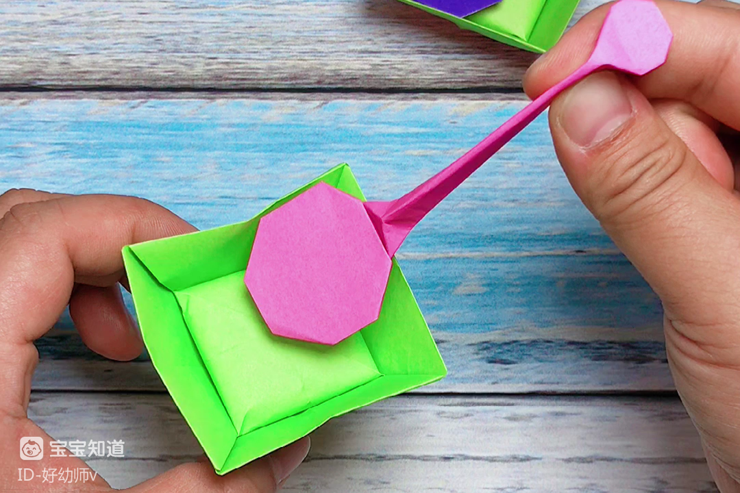 精 创意手工折纸diy-小勺子来啦