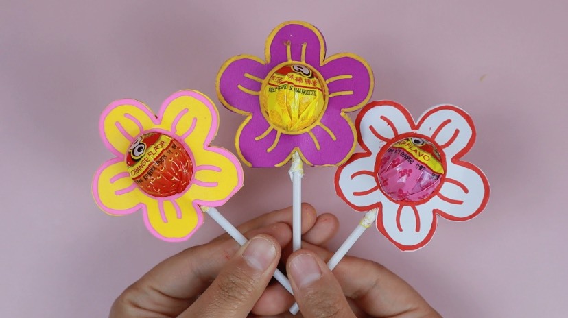 精 六一儿童节礼物,小红花棒棒糖