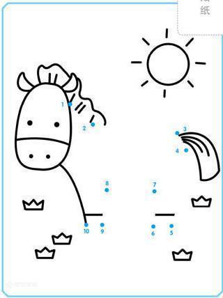 20张数字连线图，孩子连一连数一数，轻松学会1-10 - 百度宝宝知道