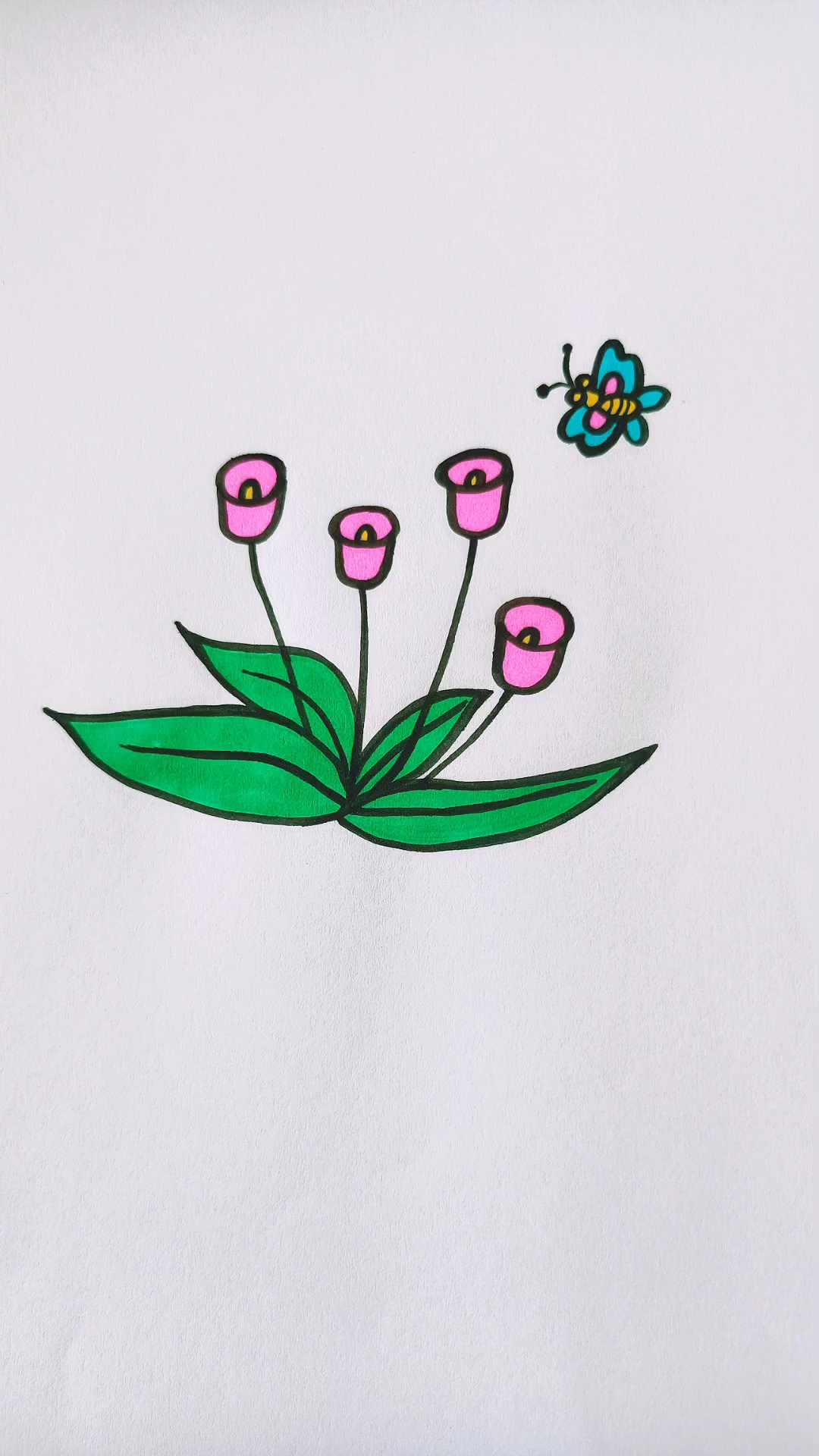 精 [简笔画]爷爷家的后院长了一颗小野花