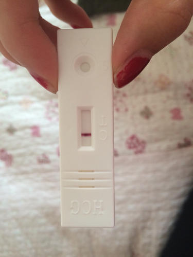 今天测试验孕纸的结果如下:我是不是还没有怀孕?