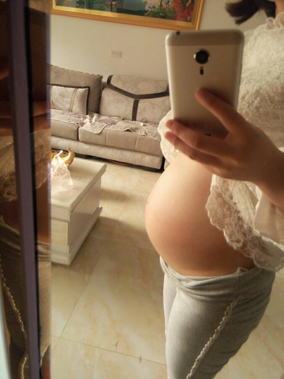 我的大孕肚31周图片