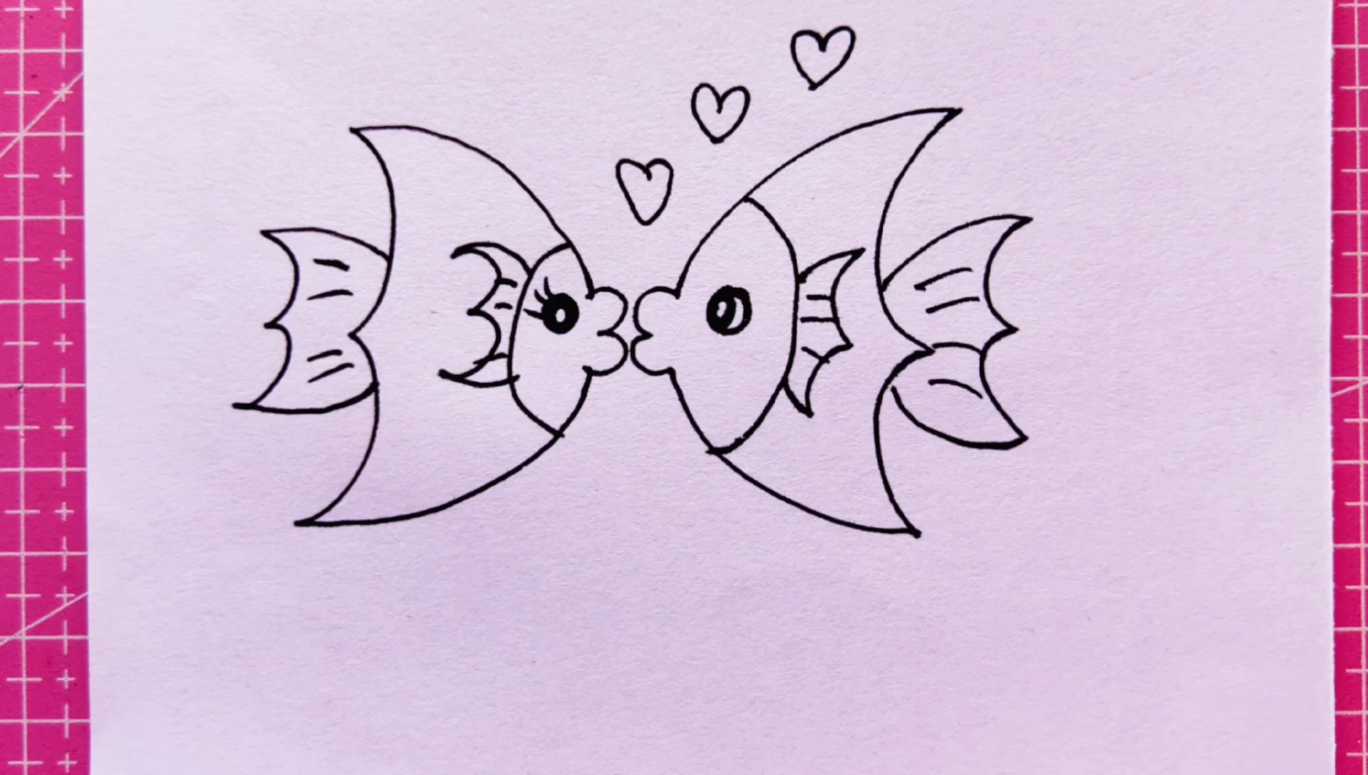 两条小鱼简笔画图片