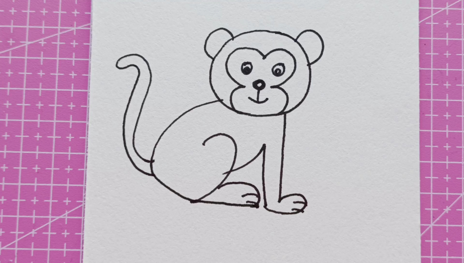 这样画小猴子,简单有趣,带宝宝一起来画吧!