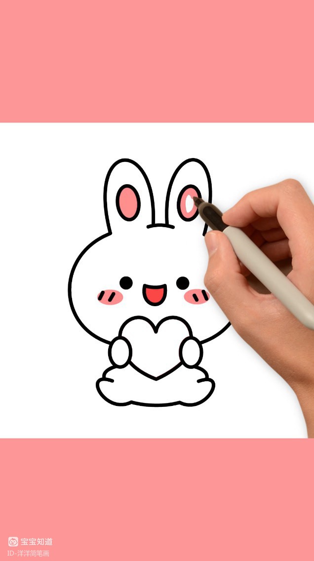 小兔简笔画大全简单图片