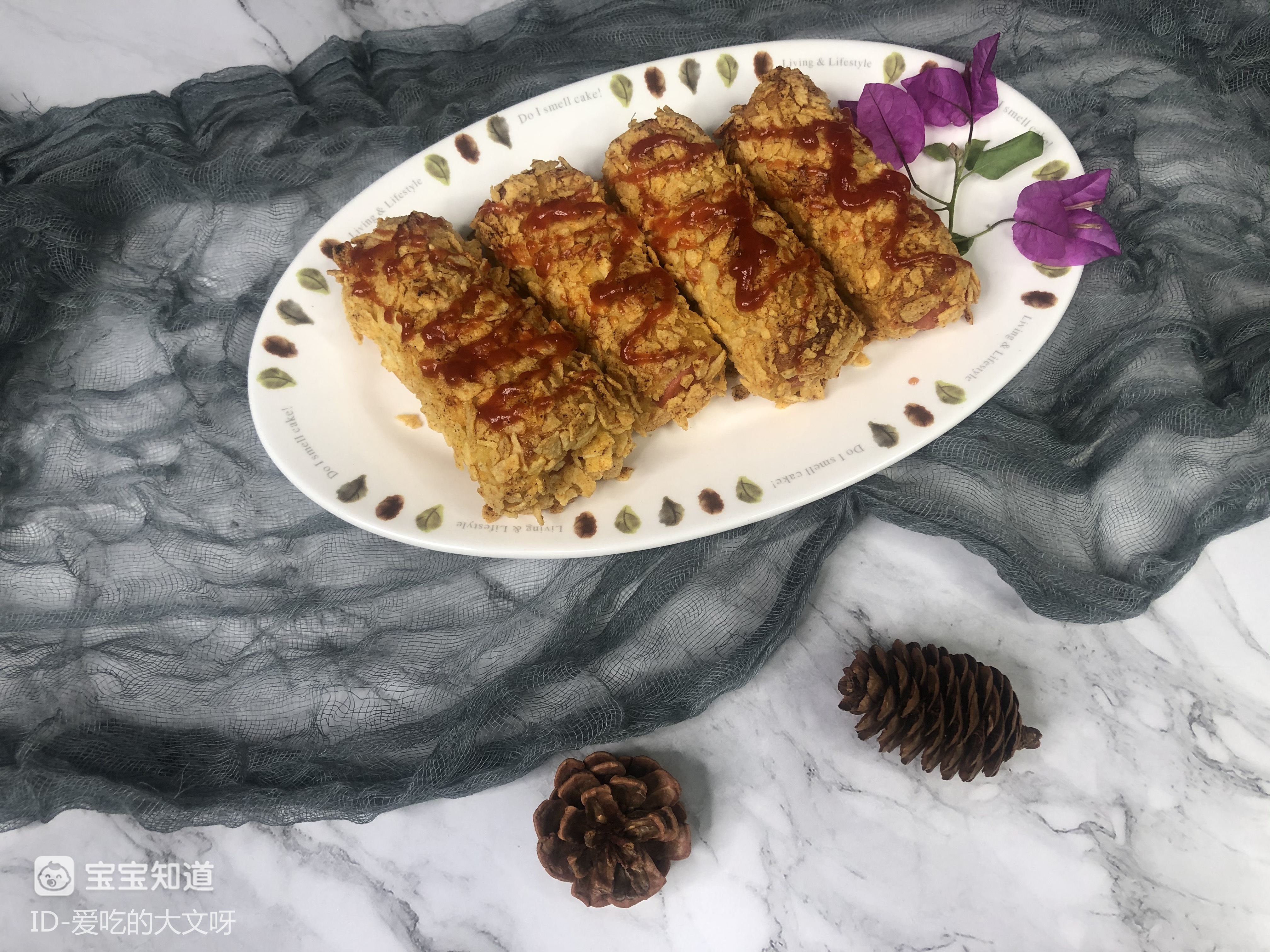 教你自制黄金脆薯热狗卷酥软香脆好吃到舔手指