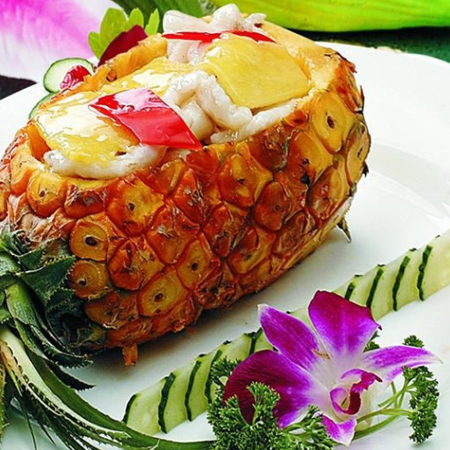 清蒸金菠萝鱼图片