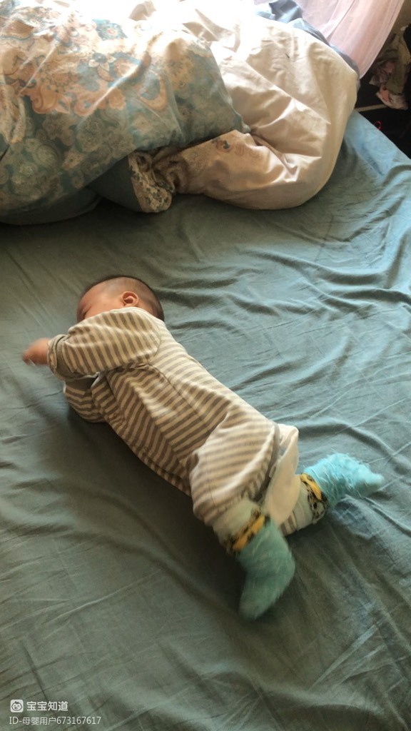 会完整的从仰卧到俯卧了 - 百度宝宝知道