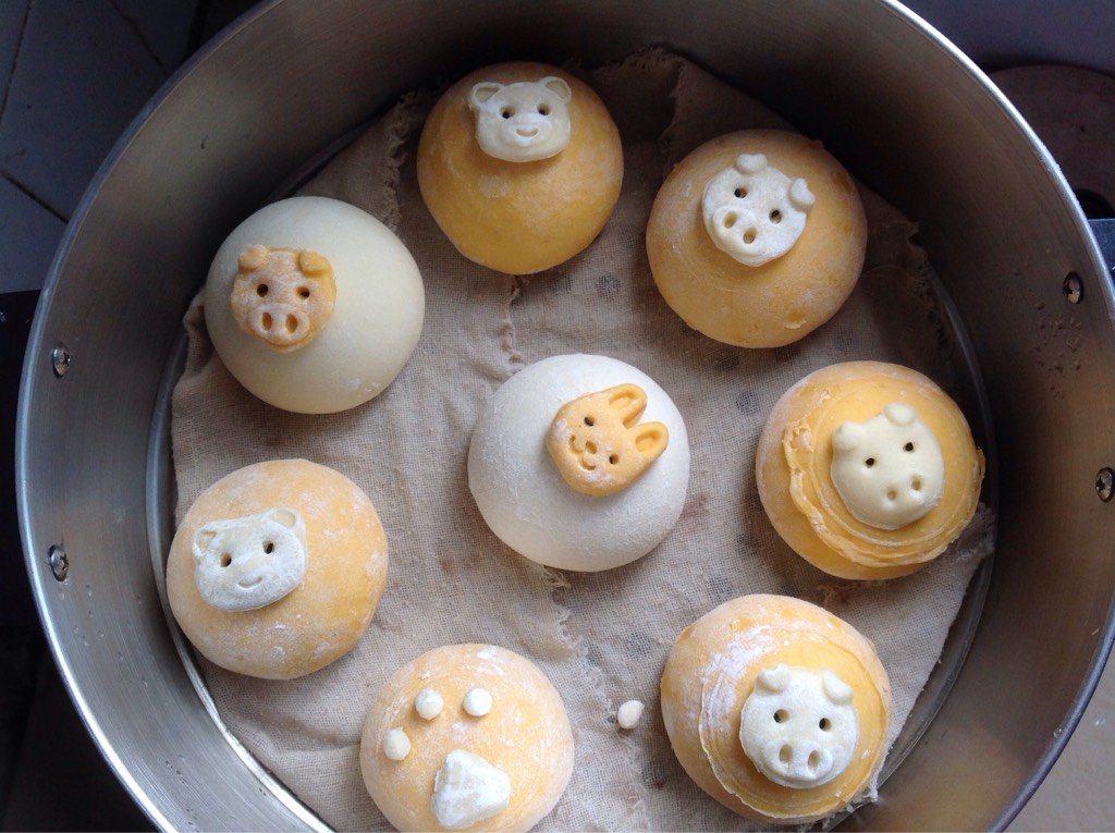 可爱哒黄金卡通小馒头,萌翻了有没有?