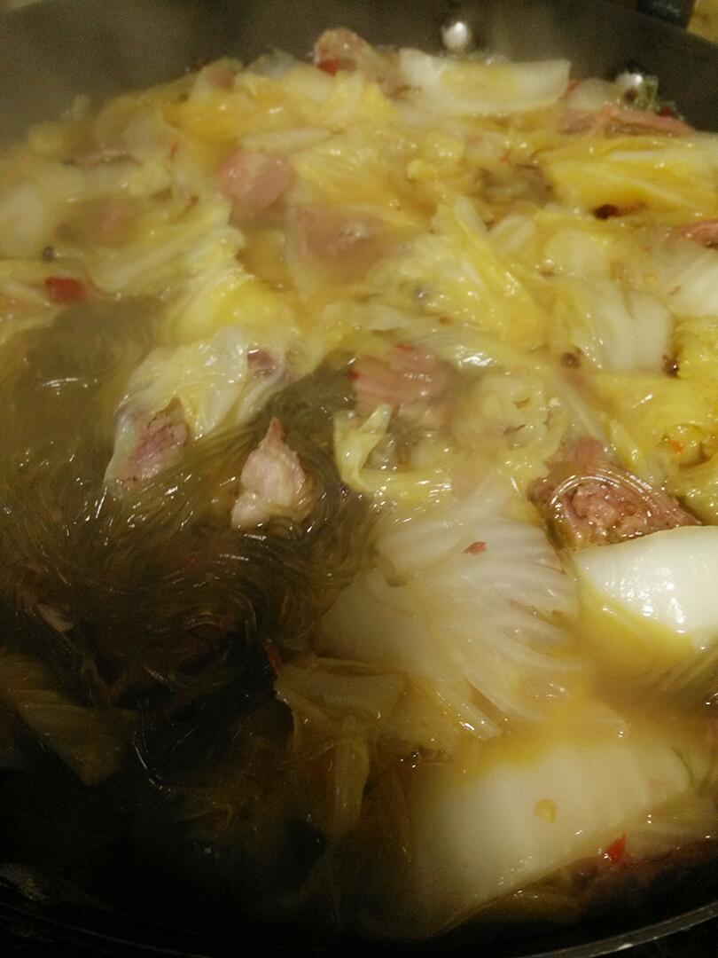 精 墨宸麻麻的家常小菜《娃娃菜羊肉粉丝汤》