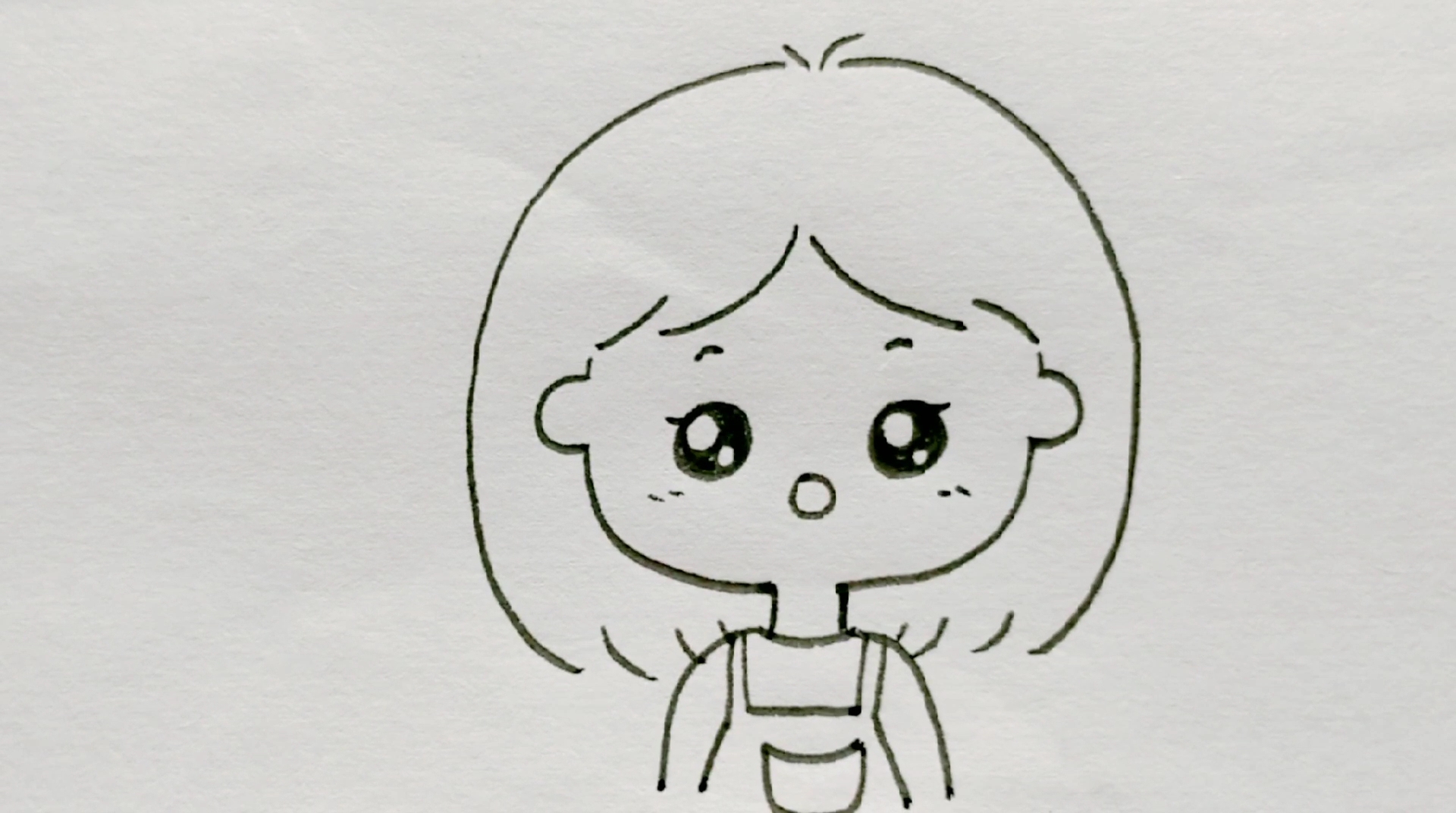 小女孩头像画法