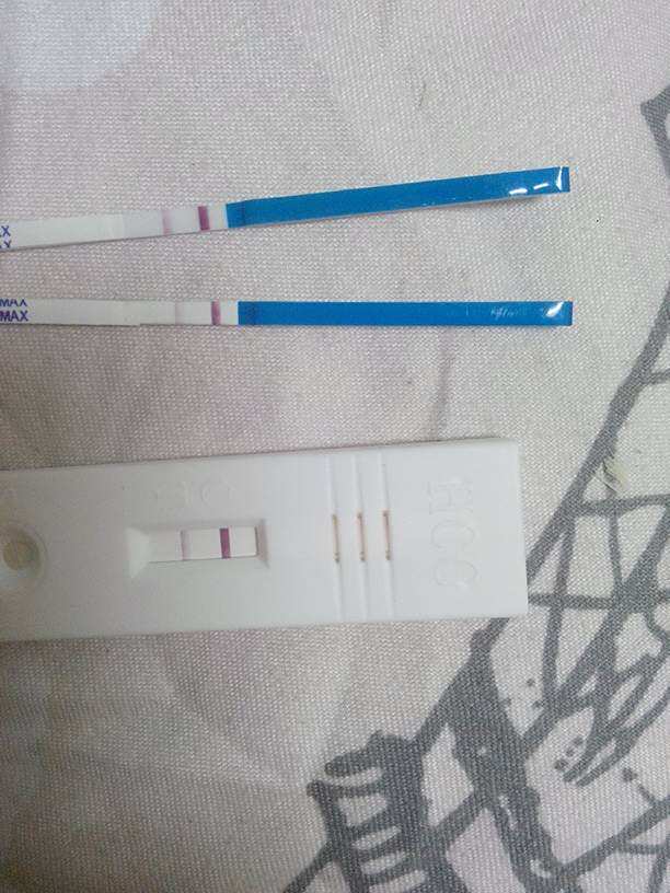 3月底28号时候试纸测出来没怀孕,今天