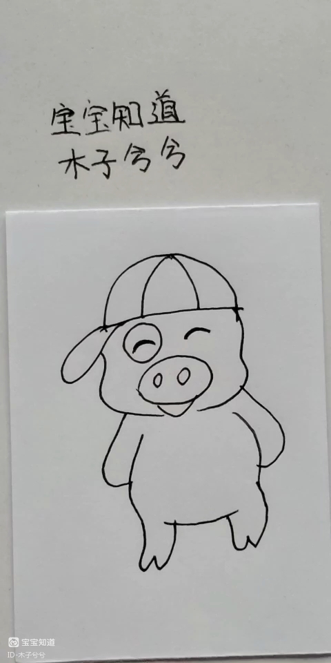 [画画秀]戴着帽子的麦兜