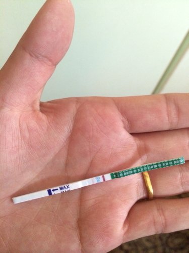 如果怀孕了就刚好4周～验孕棒总是显示那么浅!