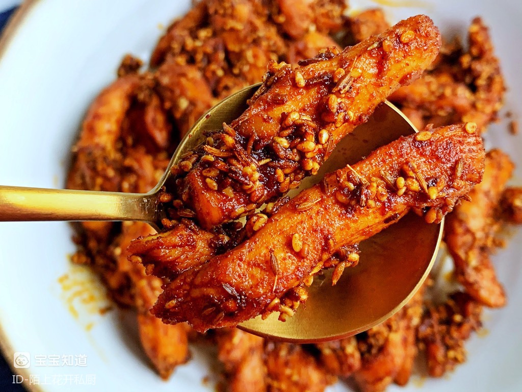 香辣孜然鸡肉条