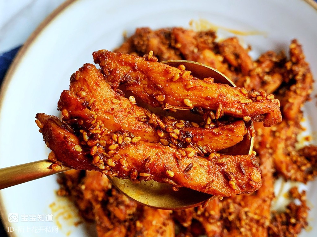 香辣孜然鸡肉条
