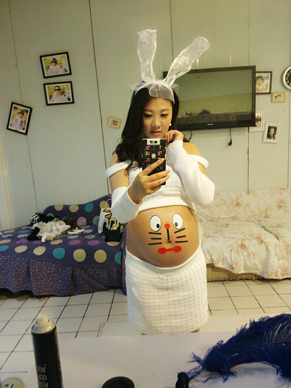 我的孕妇照 孕6个月