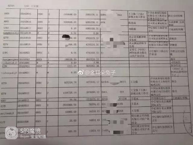 马蓉接二连三的“爆料”中,晒出的王宝强银行转账流水单特别引人注意。照片中,一笔笔详细记录了离婚期间给