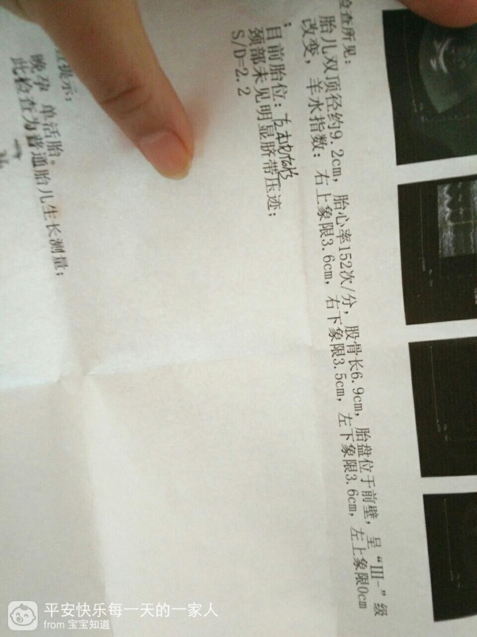 37周+3数据，33周比好像没长多少啊