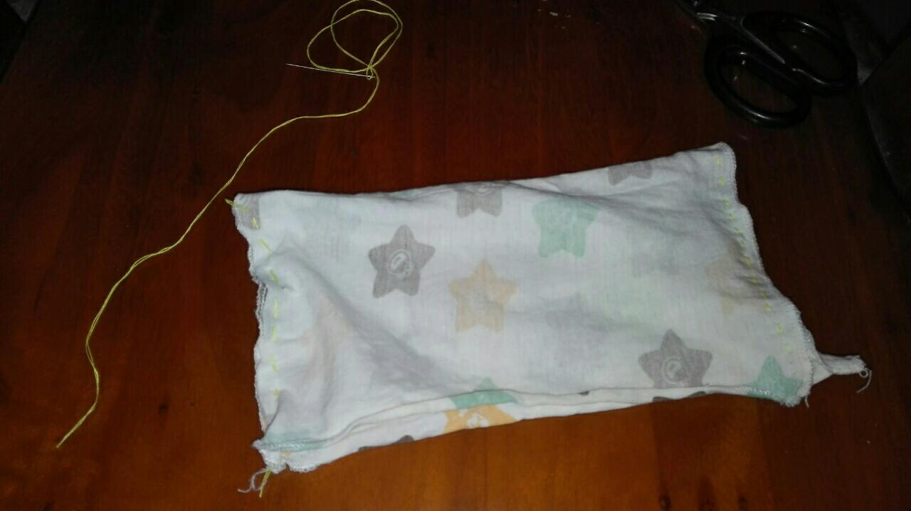 用小手绢扎帽子